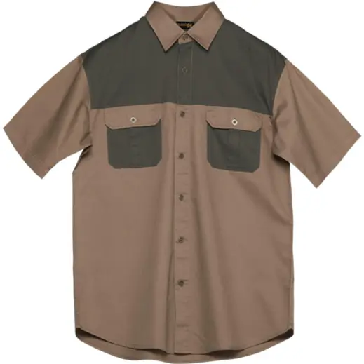 Kalahari Moss Two Tone Bush Shirt
